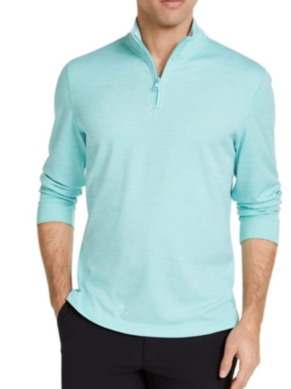 Quater Zip  Club Room Mens Tech